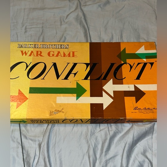 Parker Brothers Conflict Vintage War Board Game 1960 - Picture 1 of 8